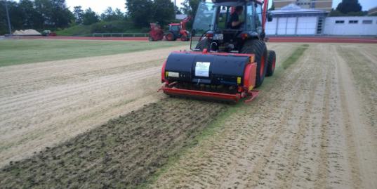 Aerifizieren mit Hohlspoons